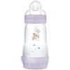 MAM Biberon Easy Start 260 ml, Biberon anticolica per allattamento misto, Riduce le bolle d'aria e il rischio di coliche, Accessori neonati 2+ mesi autosterilizzanti e con tettarella misura 2, Lilla