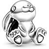 PANDORA Ciondolo Nini the Rabbit in argento Sterling