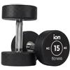 ION fitness Manubri rotondi in Gomma ION fitness (paio) - 15kg