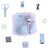 YIZOCENGUO Kit accessori per ufficio Mini Tacker Kit - Include mini impilatore, forbici, rimozione della pinza, clip per pinze, dosatore a nastro (Blue)