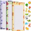 AUAUY 3 Pz Blocco Note Magnetico, con 12 Calamite Frigo Magnetico | Shopping List Magnetica, Lista Della Spesa da Appendere, 21,5 x 9cm, 50 Fogli per Blocco