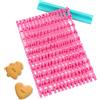 UKOFEW Stamp per biscotti con lettere, 150 pezzi con lettere e timbri per biscotti, per pasticceria, lettere