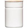 Riess - True Homeware-Ein Garant f?r gute Hygiene ohne hinderliche Materialger?che ist die Serie Vorratsdosen mit Eschenholzdeckel.