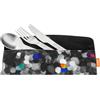 PYLONES : Delice Cut - Set di 3 posate, colore: nero