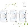 Jostart Filtro dell'aria ionizzatore, per appartamento, anallergico, confezione da 3 pezzi, silenzioso, per fumo, animali domestici, formaldeide e odori