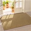 LEKEEPGO Zerbino Ingresso Interno 90 x 150 cm, Tappeto Ingresso Interno Antiscivolo, Assorbente Tappetino Entrata Lavabile per Casa Porta, Corridoio, Marrone chiaro