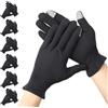 Segbeauty Guanti Idratanti Touch Screen, 4 Paia Guanti di Cotone per Dermatiti, Lavabili e Riutilizzabili, per Ispezione Pulizia di Monete, Gioielli, Cura Delle Mani (XL)
