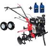 Dunsch Motozappa pesante diesel Dunsch DU43418-115D31S con motore 418cc 9Hp fresa 116cm