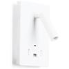 B·LED BARCELONA LED Applique da parete CLAUDI - 3W + 12W - 2700K - USB+USB-C