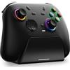 DuLingKer Controller PC con Ricarica Dock, Wireless Controller per Switch 2/Switch/PC Windows/Steam/OLED/Lite, Gaming Joystick con Hall Effetto Trigger/Joystick, Luce RGB, Pulsante M1/M2 Nero