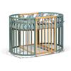 Lettino Trasformabile Bebex Marilyn Verde/Naturale Completo