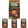 Gran Cereale, Biscotti Gran Cereale al Caffè, Biscotti Integrali e Ricchi di Fibre, con 100% Caffè Arabica e Pepite di Cioccolato Fondente, 280 g (Confezione da 4)