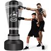 NZQXJXZ Sacco da boxe pesante da 175 cm, sacco da boxe da terra autoportante sacco gonfiabile per allenamento MMA Muay Thai Fitness