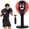 UOCAI Punching ball tavolo ufficio con ventosa Rage Bag borsa da scrivania strumento punching ball tavolo con piume per chef, colleghi amici, attività a casa e in ufficio per alleviare lo stress