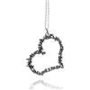 Giovanni Raspini / Perlage / collana con pendente cuore 90 cm / argento - 10150