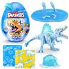 ZURU SMASHERS Smashers Jurrassic Ice Age Mini Egg (Spinosaurus) by ZURU - Giocattolo dinosauro da aprire con oltre 6 sorprese, slime e slime a cubetti di ghiaccio, dino che si illumina, per bambini dai 3 anni in su