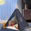 Nukdey Tenda da Gioco per Bambini, Tenda Bambini Interno con Tappetino in Peluche, Casetta da Giardino, Angolo Accogliente Per La Cameretta Dei bambina, Regalo di Natale e Compleanno (120 x 120 x 150cm)