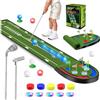VATOS Golf Game Indoor-Tappetino da Golf per Bambini con Palline e buche a LED, Mazze da Golf, Divertimento al Chiuso e all'aperto per casa, Cortile, Ufficio, Regali per Bambini, Adolescenti e Adulti