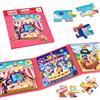ASTARON Puzzle magnetici per bambini, 20-25-30 pezzi circo carosello puzzle di apprendimento per il viaggio in auto, giocattoli di viaggio auto aereo attività per i bambini