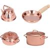 FDGGT Set Mini Modello da Cucina 4 Pezzi Mini Modello Giocattolo Accessori per Casa delle Bambole Strumenti da Cucina in Miniatura