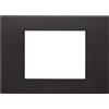 VIMAR Placca 3M Linea Techno Nera - 30653.02