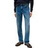 Tommy Hilfiger Uomo Jeans Straight Denton Vita Media, Blu (Vista Indigo), 38W/36L
