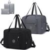 SPAHER 2X Borsone da Viaggio 40x30x25 Eurowings Bagaglio a Mano Borsa da Viaggio Cabina Palestra Sportiva Donna Uomo Pieghevole 30L con Borsa da Toilette Fitness Travel Duffle Bag
