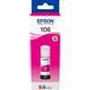 EPSON RICARICA INCHIOSTRO ORIGINALE 106 MAGENTA PER EPSON ECOTANK 70 ml - EPSON - C13T00R340