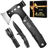 RoverTac Set di strumenti per regali di papà, ascia multistrumentale 11 in 1, torcia a LED e coltello in una scatola regalo con BEST DAD EVER, regalo per papà nel giorno del papà, compleanno, Natale
