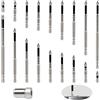 Pilikoll 18 Pezzi Set di Punte per Trapano Avvitatore Ad Alto Magnetismo Magnetiche per Cacciavite in Acciaio Punte a Croce Antiscivolo per Trapani Elettrici (25/50/65/70/75/90/100/120/150 mm)
