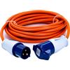 Status Prolunga resistente da 10 metri, cavo con nucleo da 2,5 mm, 16 A 230 V, grado di protezione IP44, per campeggio, roulotte, camper o uso in cantiere, resistente alle intemperie (10M16A2.51PK4)