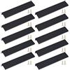 JNRFTY 10 Pezzi Maniglia per Armadi Maniglia Invisibile Maniglia di Armadio da Cucina Mobili Cassetto Spazzolato 150MM