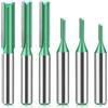 Powerruif 6 Pezzi Frese per Legno, Set Fresa per Legno per Diverse Tacche di Profondità Diametro 3 mm, 4 mm, 5 mm, 6 mm, 7 mm, 8 mm Set di Frese