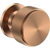 Furniware Confezione da 10 pomelli per mobili in bronzo champagne - Maniglie gommate - Maniglie da cucina vintage - Pomelli per cassetti in alluminio - Maniglie per porta comò - Pomelli per armadio