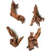 YZHZOM 4 pezzi Piccoli legni naturali per acquari 7,6 - 15 cm, decorazioni naturali per acquari accuratamente selezionate, legni per rettili, bacini rettili, decorazioni in legno