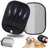 TOOHAO Guanto Peli Gatto Cane, Spessore Guanti Statici per Peli Animali, Pet Hair Remover Gloves per la Pulizia dei Vestiti Tappeti Divani Sedili Auto, Riutilizzabile e Lavabile (Nero)