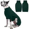 IECOii Maglione natalizio per cani di taglia extra large, taglia 5XL, per cani e cuccioli di taglia extra large, facile da mettere e togliere, maglione a collo alto in maglia per dobermann pastore tedesco