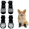 SahCognitual 4PCS Calzini Antiscivolo per Cani,Calzini per Cani che Smettono di Leccare, Antiscivolo e Durevoli per Prevenire l'Usura degli Artigli, Adatti per Pavimenti in Legno Duro per Passeggiate al Chiuso (S)