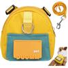 PETCUTE Zaino pettorina per cani di piccola e media dimensione, regolabile borsa da sella per cane con imbracatura, borsa da trekking per cani con resistente anello a D per cucciolo, viaggio