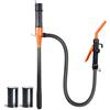 SINZONeu Pompa di Trasferimento Carburante Elettrica, SINZONEu® Pompa a Sifone Portatile 2.4GPM a Batteria, per Benzina, Diesel, Olio, Acqua, per Auto, Barche, Camper, Tosaerba