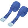 PATIKIL 1 x 12ft Cinghia Fissaggio con Fibbie, 2Pz Cinghie Fissaggio a Fibbia a Camma Regolabili Pesanti Sicure Fino a 551 Lbs per Kayak Carico Biciclette, Blu