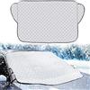 Rakiuty Copertura per Parabrezza Auto,Pieghevole Copri Parabrezza per Auto Inverno,Copertura Antipolvere,Telo Antighiaccio,Telo Copriauto per Inverno e Estate,Contro Neve,Ghiaccio,Gelo,Antigelo,UV,140x95cm