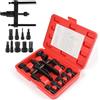 Zevmi Set Estrattore Cuscinetti Interni 10 Pezzi: 8-25 mm Attrezzo Estrattore Cuscinetti Ruota Strumento di smontaggio del Cuscinetto Interno con Scatola per Cambio Auto Camion Moto