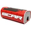 SCAR Paracolpi Coprimanubrio moto cross Protezione Manubrio senza traversino - Rosso