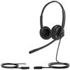 Yealink Headset YHS34 Dual - Due auricolari - con cavo di collegamento RJ