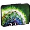 PEDEA Custodia per notebook in neoprene 15,6 pollici, green hedgehog
