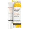 Neutriherbs Crema Contorno Occhi Vitamina C per Occhiaie e Borse, Crema Occhi Antirughe con Sfera Massaggiante a 360° con Formula in Gel Rinfrescante, Illumina il Idratante Contorno Occhi - 20G