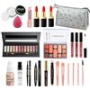 proamate Tutto in uno Set di Trucco, Cosmetico Make Up Starter Kit Con Borsa di Immagazzinaggio Portatile Travel Make Up Palette Ombretto Fondotinta Lip Gloss Trucco Set Regalo per Adolescenti & Adulti