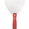 sourcing map Mastice raschietto 6 manico di legno del coltello del mastice dell'acciaio inossidabile per stucco del muro a secco