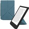 kwmobile Custodia Pieghevole Compatibile con Pocketbook Verse/Pro/Color/Vivlio Light Cover - Cover Magnetica Pelle PU eReader con Stand - petrolio